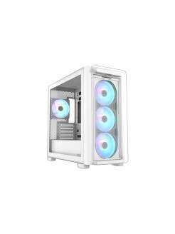 ქეისი: Asus A23 PLUS 4x120mm ARGB Fans Mid Tower White - 90DC00K3-B19010
