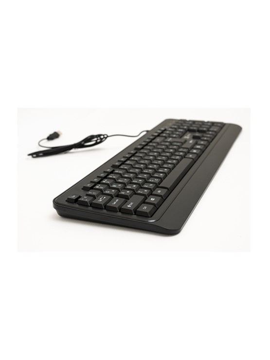 კლავიატურა-მაუსი: Vertex VX-501B Wired Keyboard & Mouse Combo EN/RU Layout Black