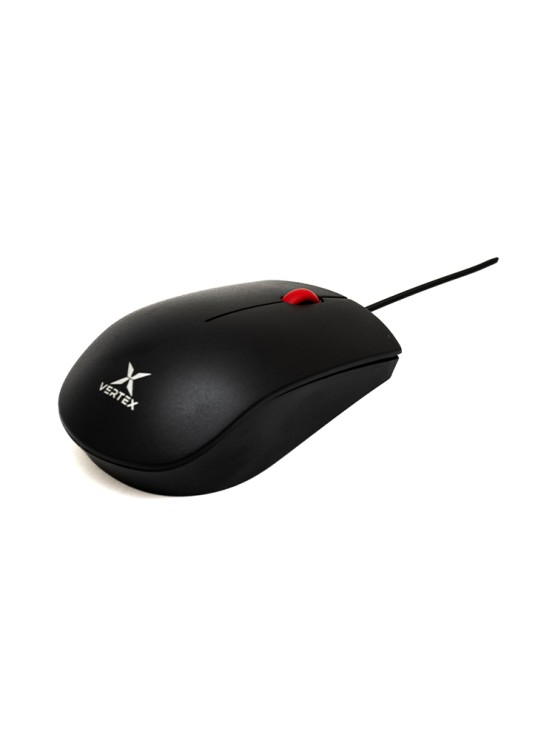 კლავიატურა-მაუსი: Vertex VX-501B Wired Keyboard & Mouse Combo EN/RU Layout Black