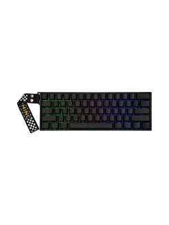 კლავიატურა: AULA MINI60 HE PRO Tri-Mode Wireless Side-engraved keycaps Gaming Keyboard Black (Stormrise Magnetic Switch)