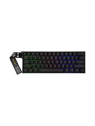 კლავიატურა: AULA MINI60 HE PRO Tri-Mode Wireless Side-engraved keycaps Gaming Keyboard Black (Stormrise Magnetic Switch)