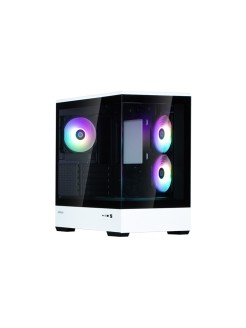 ქეისი: Zalman P30 BW ARGB 3x120mm Micro-ATX Mini-Tower Black/White - P30BW
