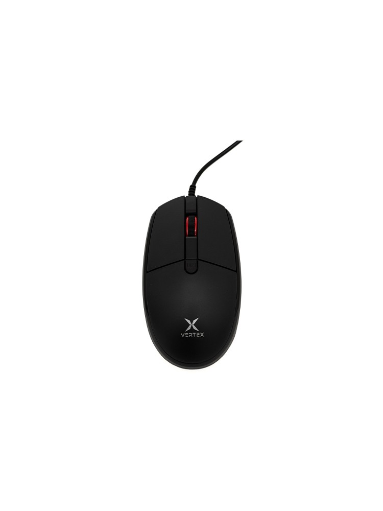 მაუსი: Vertex VX-101B Wired Optical Mouse Black