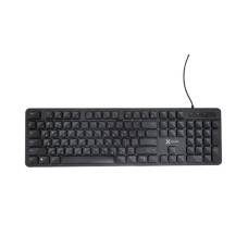კლავიატურა: Vertex VX-301B Wired Keyboard EN/RU Layout Black