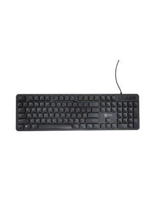კლავიატურა: Vertex VX-301B Wired Keyboard EN/RU Layout Black