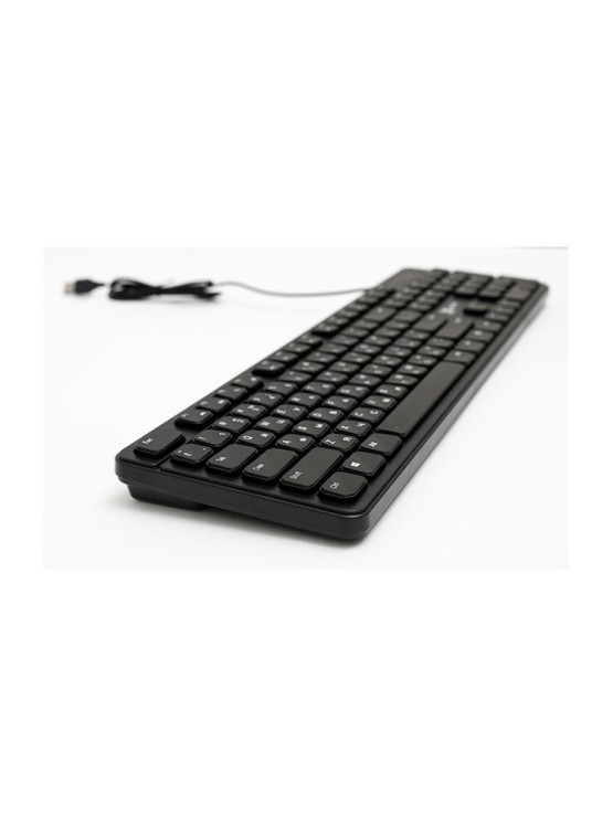 კლავიატურა: Vertex VX-301B Wired Keyboard EN/RU Layout Black