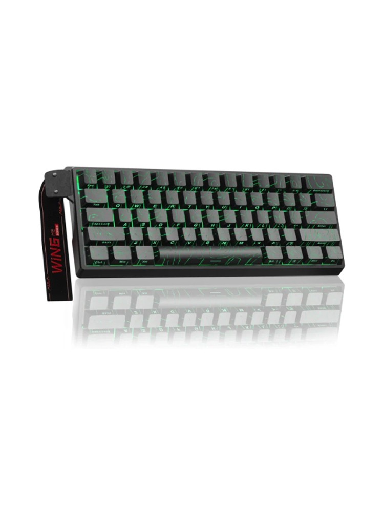 კლავიატურა: AULA WIN60 HE MAX RGB Gaming Keyboard Black Contour (Win Chun Magnetic Axis)