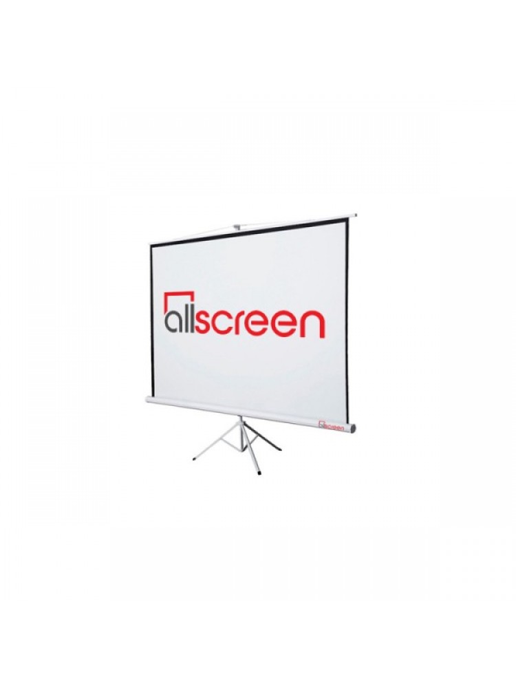 პროექტორის ეკრანი: ALLSCREEN TRIPOD PROJECTION SCREEN 125X125CM HD FABRIC 75" - CTP-5050