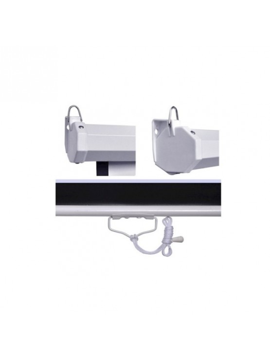 პროექტორის ეკრანი: ALLSCREEN MANUAL PROJECTION SCREEN 244x244CM HD FABRIC Diagonal 136"/345cm - CWP-9696