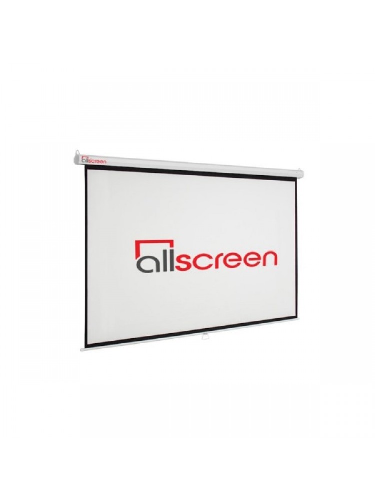 პროექტორის ეკრანი: ALLSCREEN MANUAL PROJECTION SCREEN 244x244CM HD FABRIC Diagonal 136"/345cm - CWP-9696