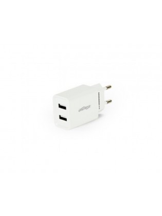 დამტენი: Gembird EG-U2C2A-03-W 2-Port Universal USB Charger 2.1 A White