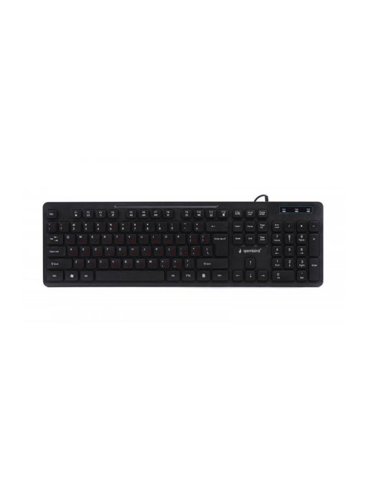 კლავიატურა: Gembird KB-MCH-04 Multimedia keyboard USB Black