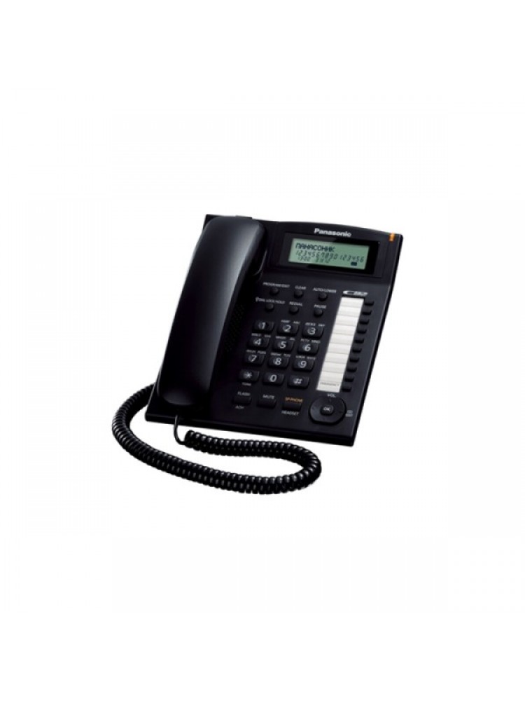 სტაციონარული ტელეფონი : Panasonic SP-Phone Black - KX-TS2388UAB