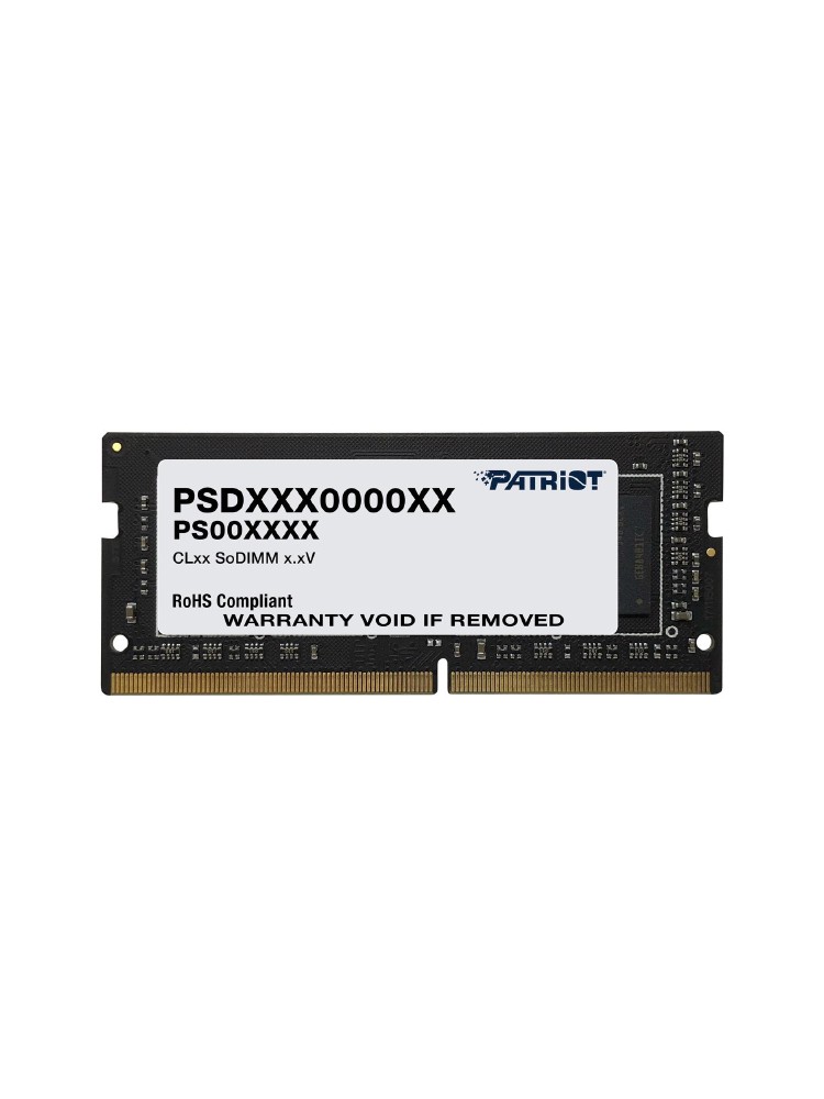 ოპერატიული მეხსიერება: Patriot SL DDR4 16GB 3200MHz SODIMM - PSD416G320081S