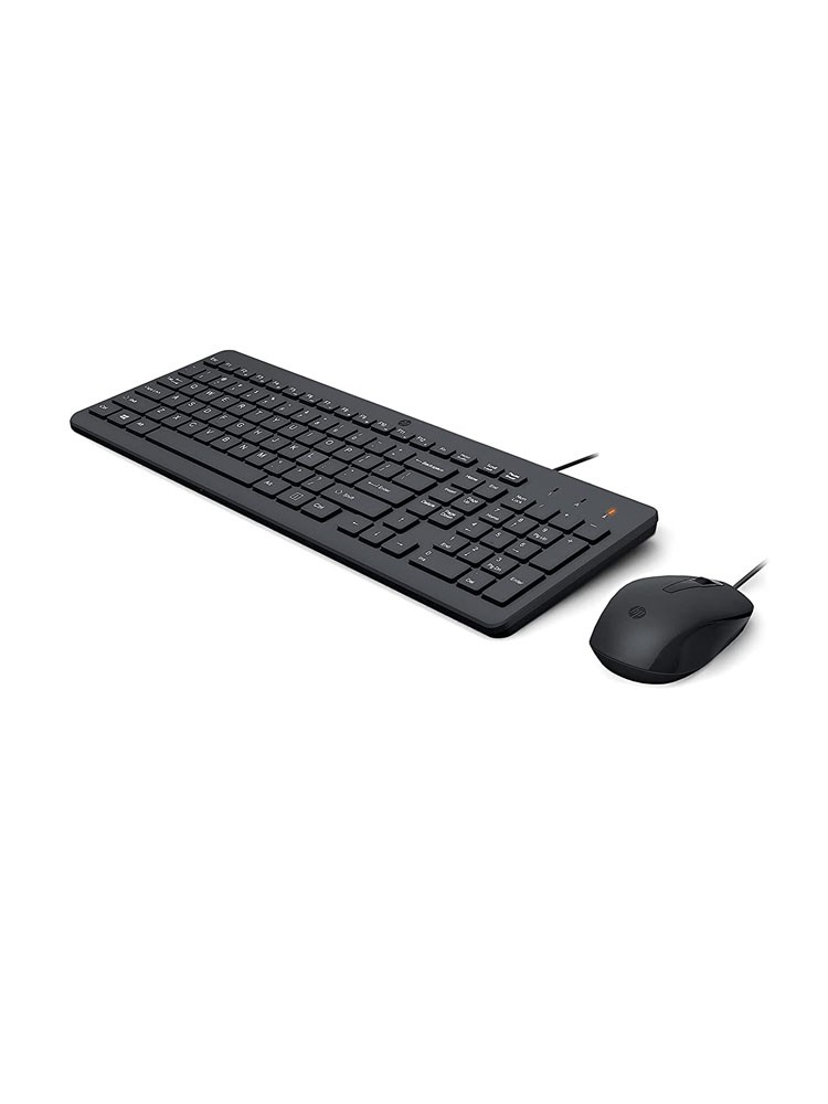 კლავიატურა-თაგვი: HP 150 Wired Keyboard and Mouse Black - 240J7AA