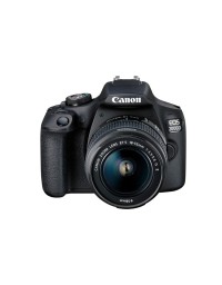 ფოტოაპარატი: Canon EOS 2000D 18-55 II Kit 24.1 MP Black - 2728C008AA