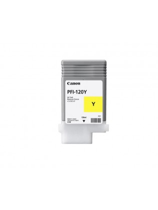 კარტრიჯი ჭავლური: Canon PFI-120 Yellow 130ml - 2888C001AA