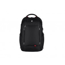 ნოუთბუქის ჩანთა: Laptop Backpack 16" Black+USB cable and Interface built in - 2E-BPN9004BK