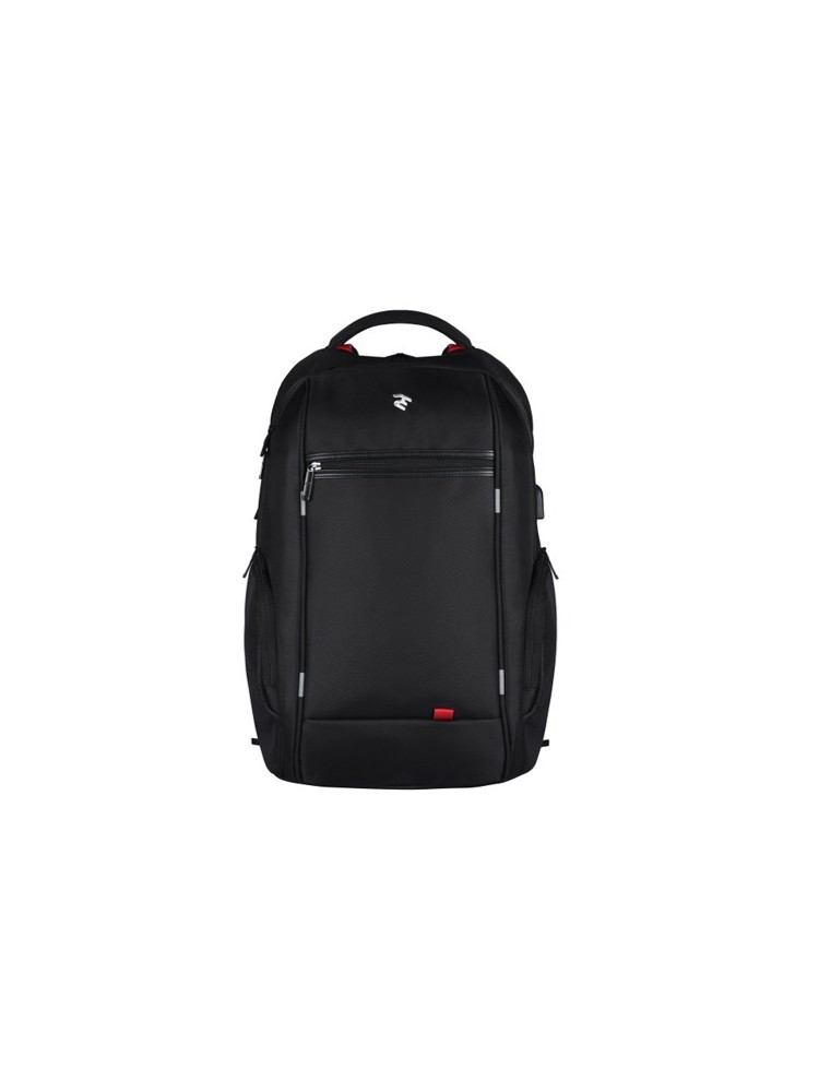 ნოუთბუქის ჩანთა: Laptop Backpack 16" Black+USB cable and Interface built in - 2E-BPN9004BK