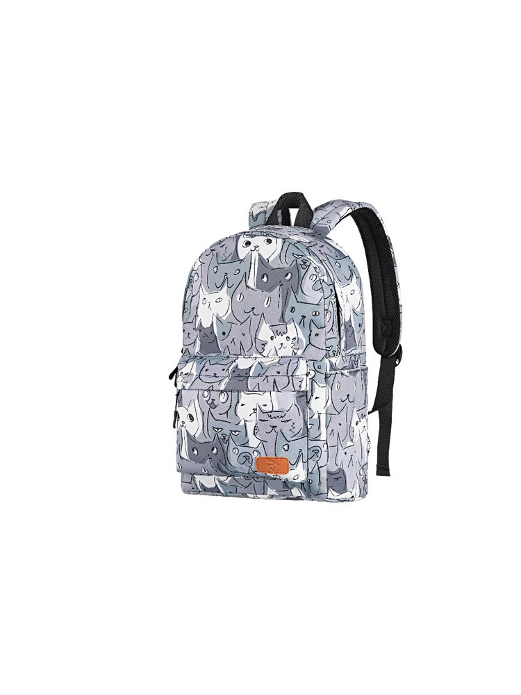 ზურგჩანთა: 2E TeensPack Cats 13" Laptop Backpack Grey - 2E-BPT6114GC