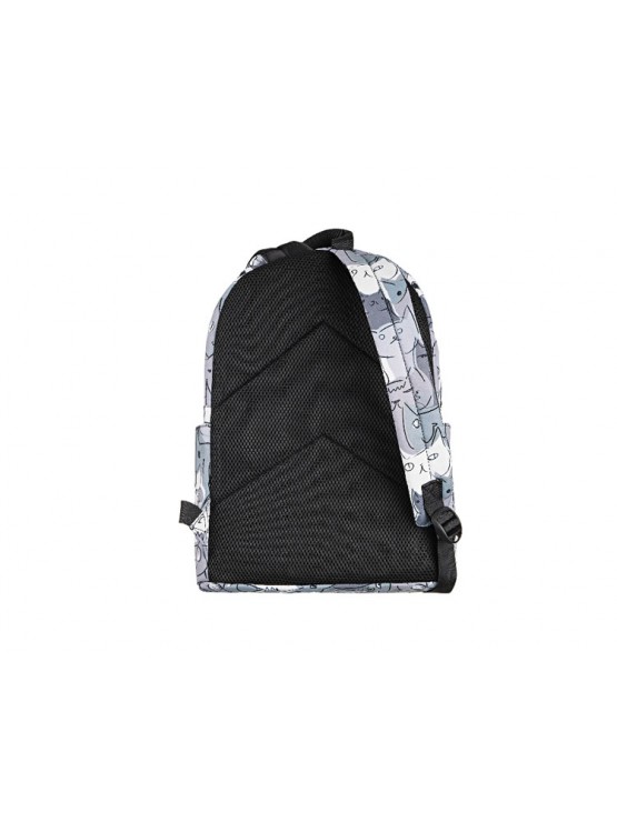 ზურგჩანთა: 2E TeensPack Cats 13" Laptop Backpack Grey - 2E-BPT6114GC