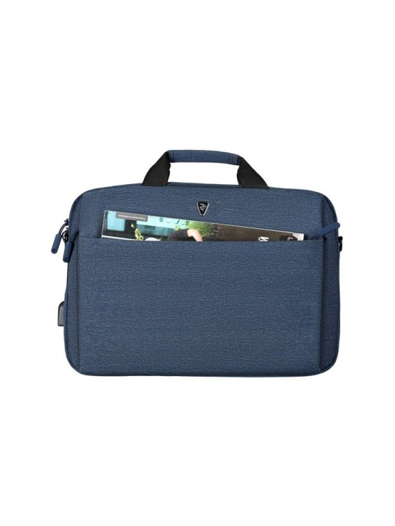 ნოუთბუქის ჩანთა: Laptop Bag 2E Melange 16" Navy-Blue - 2E-CBN9165NV