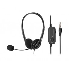 ყურსასმენი: 2E CH11 PC Headset Black - 2E-CH11SJ