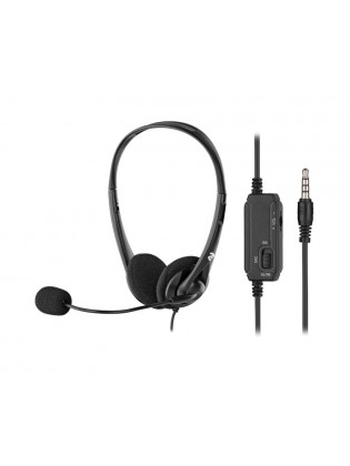 ყურსასმენი: 2E CH11 PC Headset Black - 2E-CH11SJ