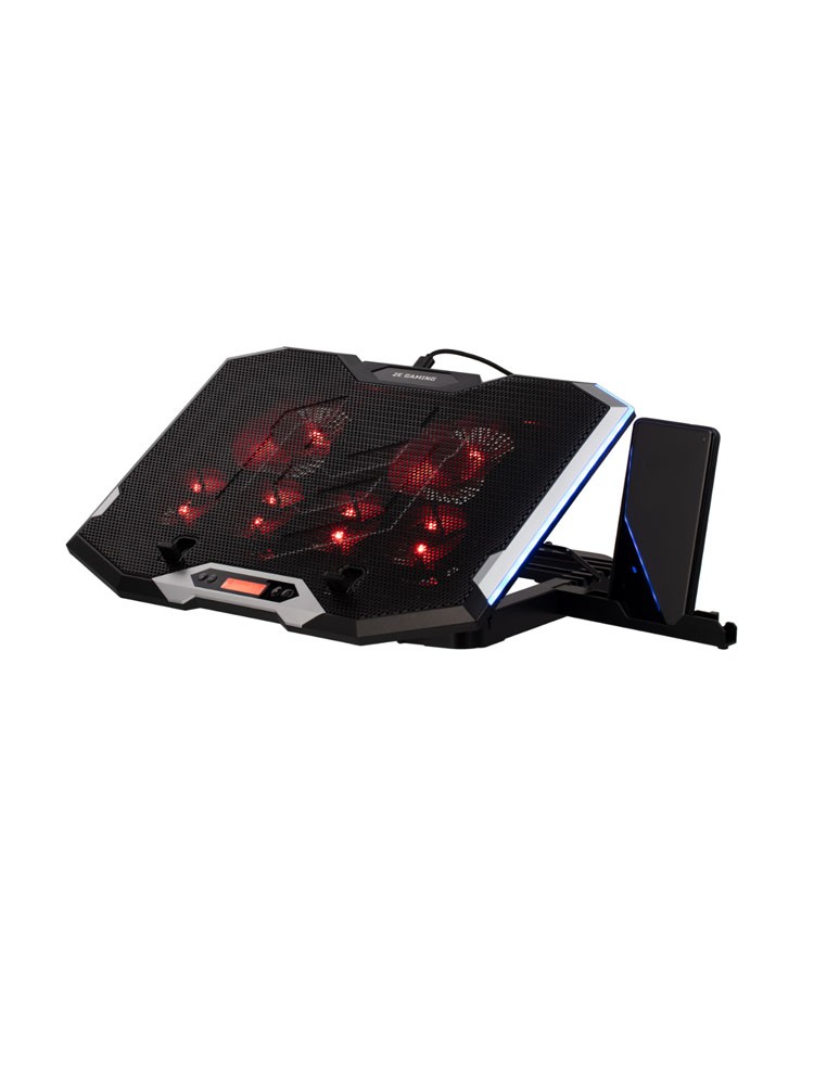 ნოუთბუქის გამაგრილებელი: 2E Gaming Laptop Stand LED/RGB Backlight Black - 2E-CPG-004