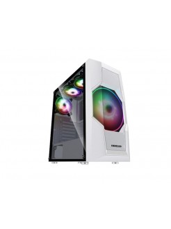 ქეისი: 2E G2057W GAMING TURBO 1x200mm 3x120mm ARGB MidT White - 2E-G2057W