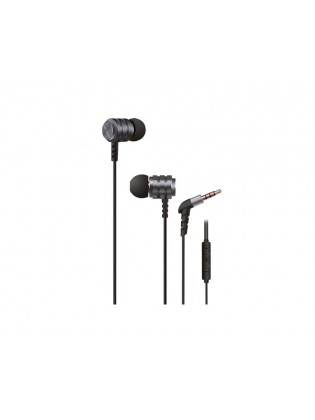 ყურსასმენი: 2E X1 EXTRA BASS with volume control switch and mic Grey - 2E-IEX1GY