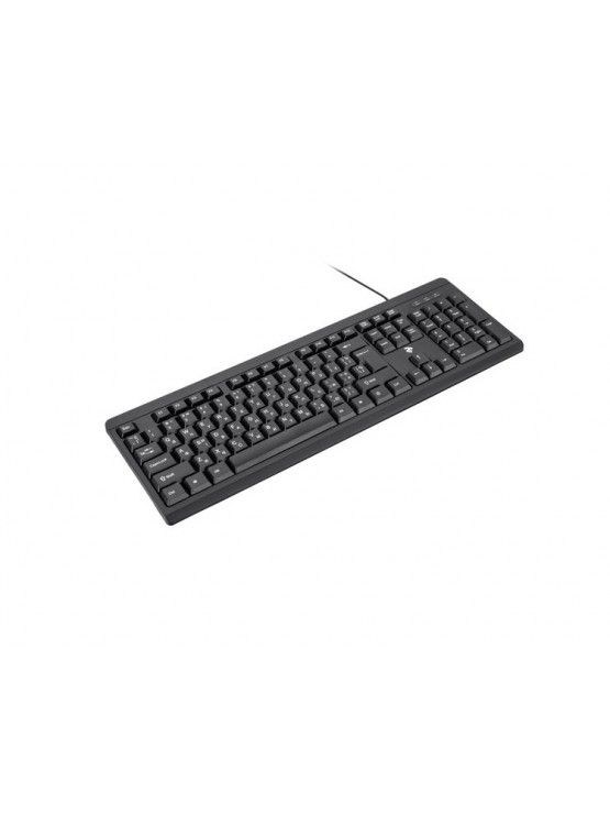 კლავიატურა: 2E KS108UB Wired Keyboard USB Black - 2E-KS108UB