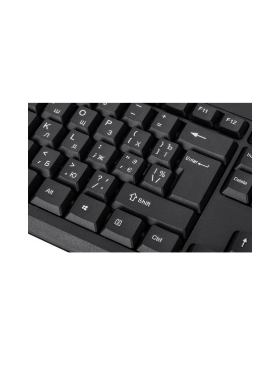 კლავიატურა: 2E KS108UB Wired Keyboard USB Black - 2E-KS108UB