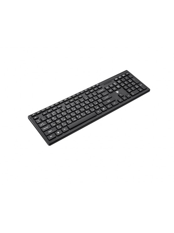 კლავიატურა: 2E KS210 Slim WL Keyboard Black - 2E-KS210WB