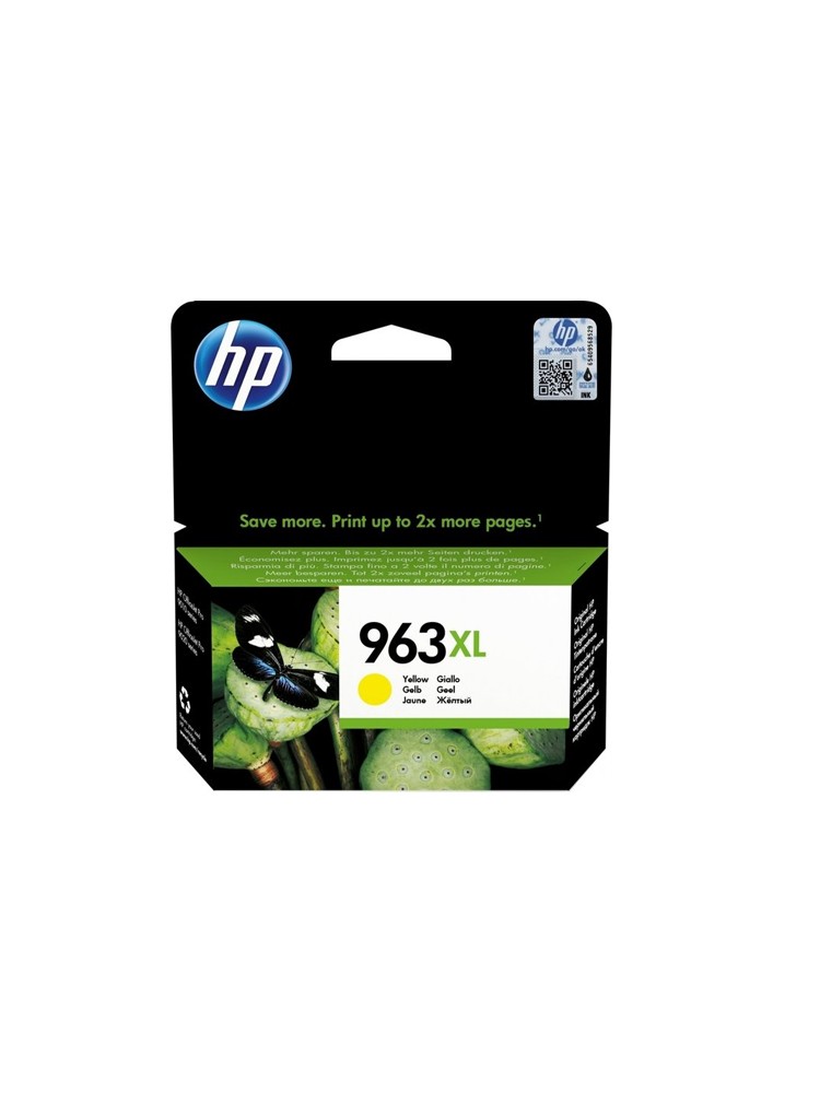 კარტრიჯი ჭავლური: HP 963XL High Yield Yellow Original Ink Cartridge - 3JA29AE