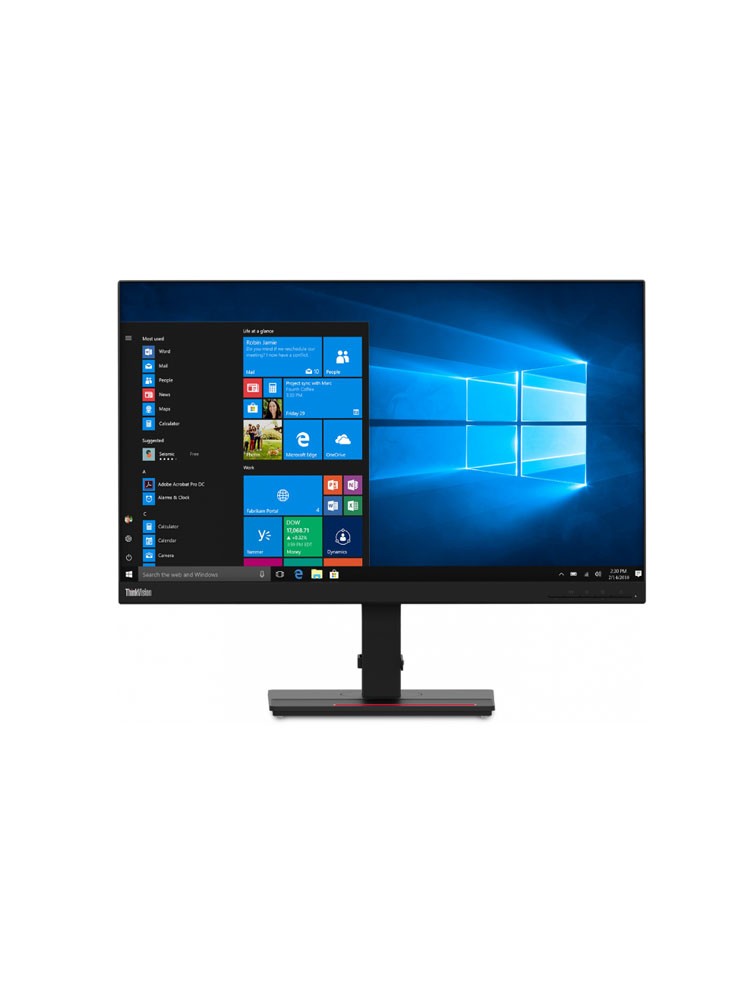 მონიტორი: Lenovo ThinkVision T27q-20 27" QHD IPS 4ms HDMI DP Black - 61EDGAR2EU