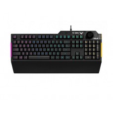 კლავიატურა: Asus TUF Gaming K1 Gaming Keyboard Black - 90MP01X0-BKRA00