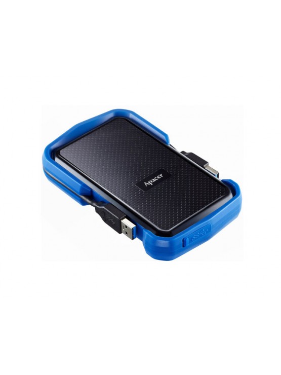 გარე მყარი დისკი: Apacer AC630 1TB USB 3.1 2.5" Black/Blue - AP1TBAC631U-1