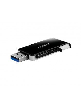 ფლეშ მეხსიერება: Apacer AH350 128GB USB3.1 Flash Drive Black - AP128GAH350B-1