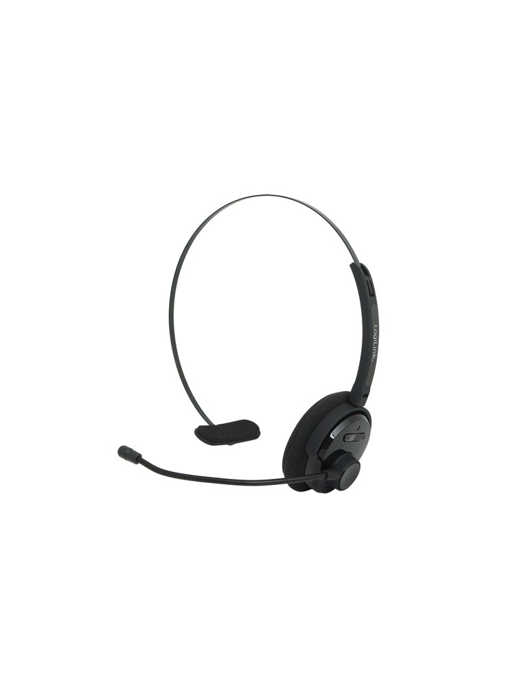 ყურსასმენი: Logilink BT0027 Bluetooth Headset, Mono, with headband and microphone