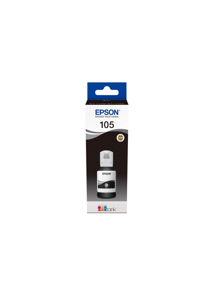 მელანი: Genuine Black Epson 105 Ecotank Ink Bottle - C13T00Q140