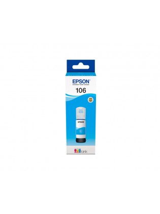 მელანი: Epson 106 EcoTank Cyan Ink Bottle 70ml Original - C13T00R240