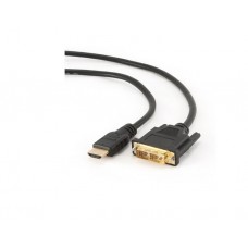 კაბელი: Gembird CC-HDMI-DVI-10 HDMI to DVI cable 3m