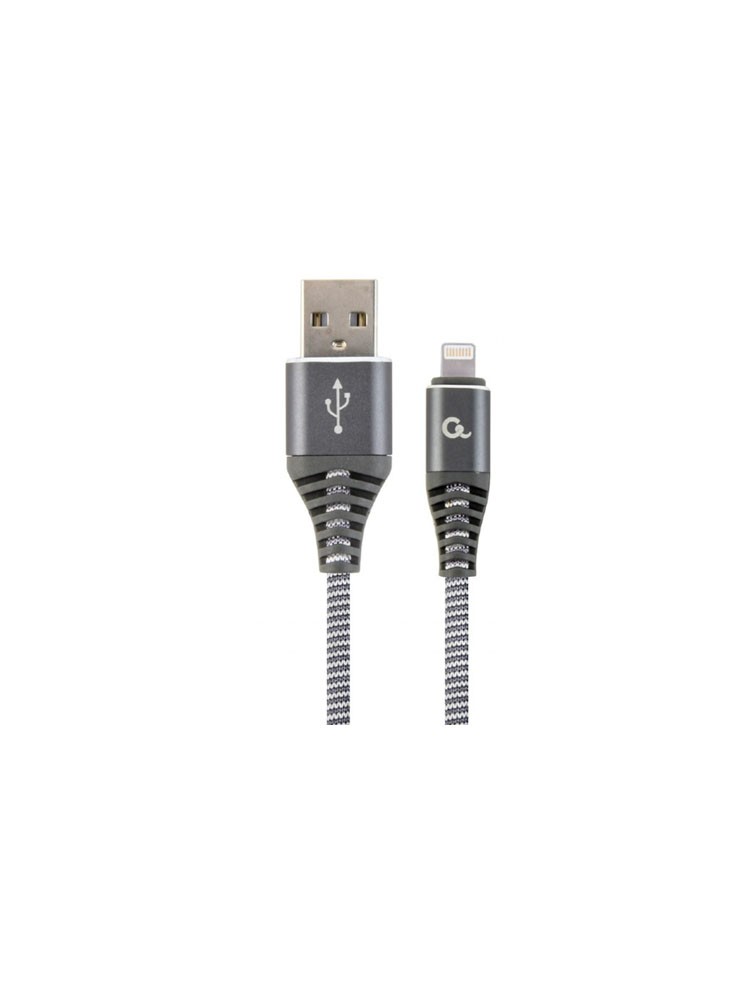 კაბელი: Gembird CC-USB2B-AMLM-1M-WB2 USB to Lightning Cable 1m