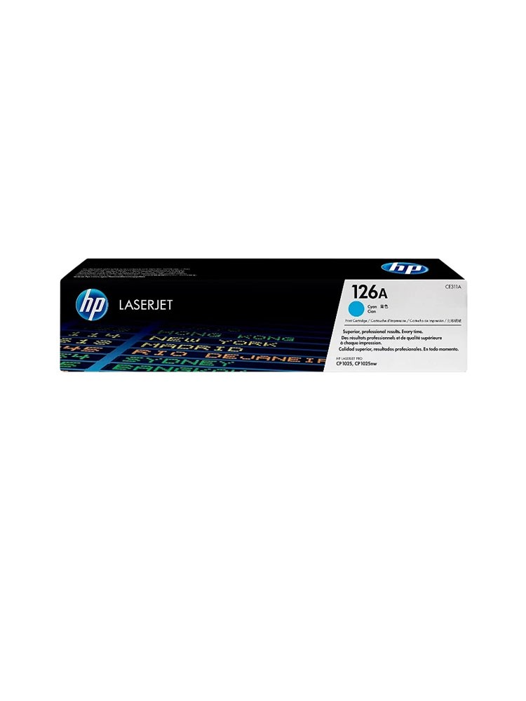 კარტრიჯი ლაზერული: HP 126A Cyan Original LaserJet Toner Cartridge - CE311A