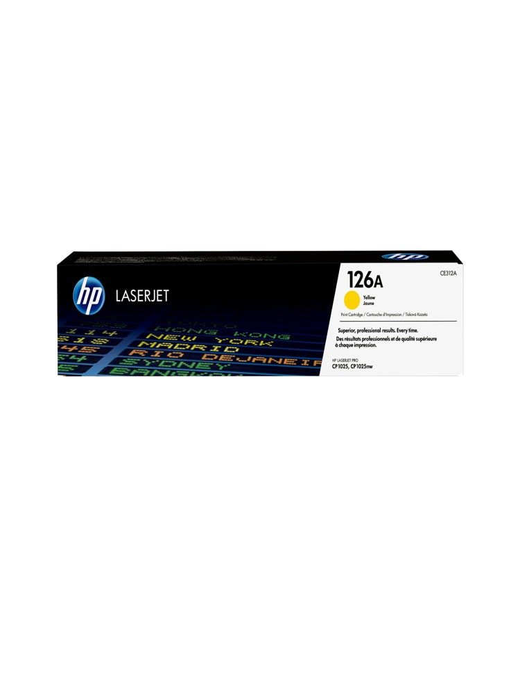 კარტრიჯი ლაზერული: HP 126A Yellow LaserJet Toner Cartridge CE312A Original