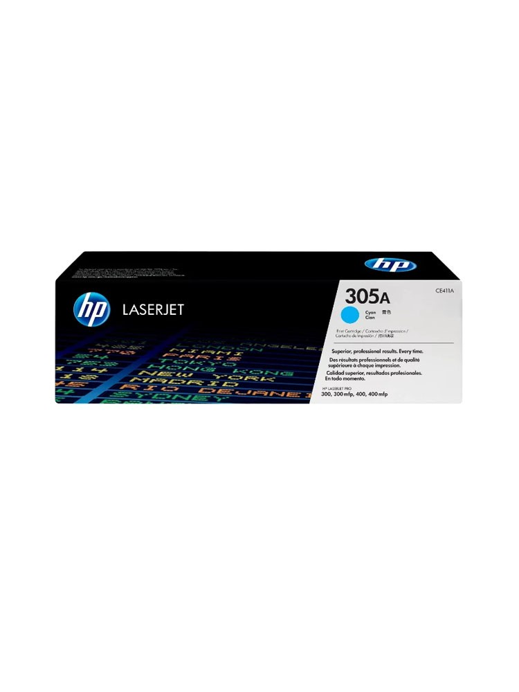 კარტრიჯი: HP 305A Cyan LaserJet Toner Cartridge No Original - CE411A