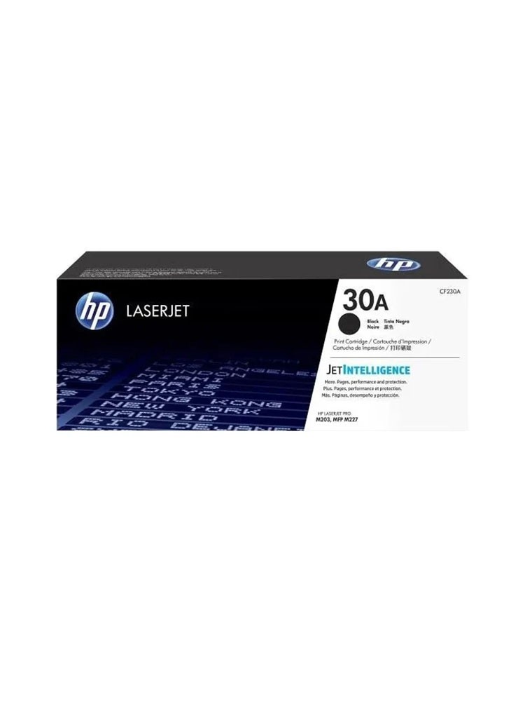 კარტრიჯი ლაზერული: HP 30A LaserJet Toner Cartridge Black Original - CF230A