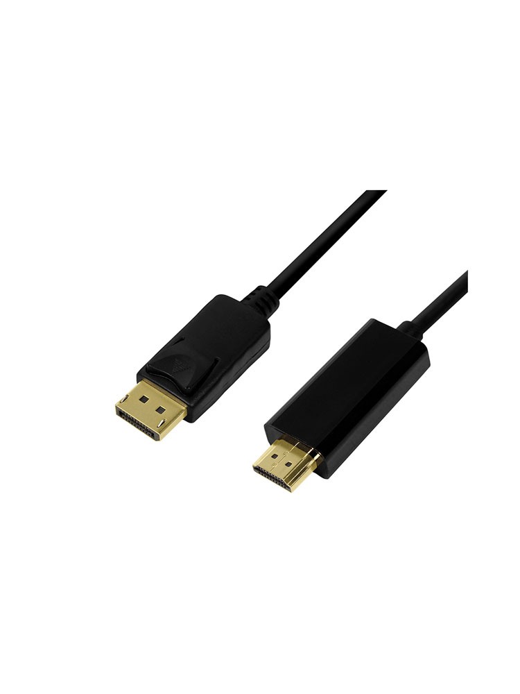 კაბელი: Logilink CV0127 4K//30Hz DP to HDMI cable 2m