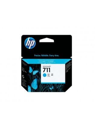 კარტრიჯი ჭავლური: HP 711 DesignJet  29 ml Cyan  Ink - CZ130A